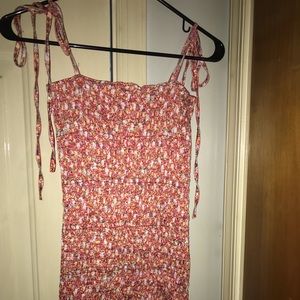 Tightly fitted mini dress